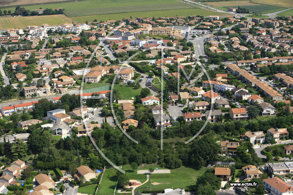 Photo arienne de Bourg les Valence