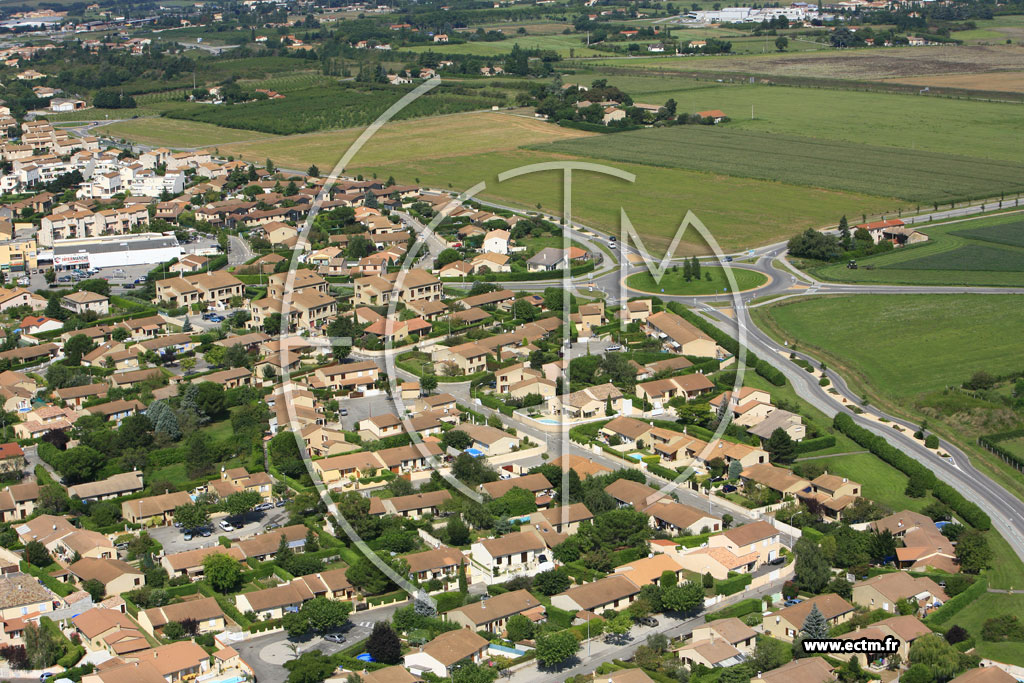 Photo arienne de Bourg les Valence