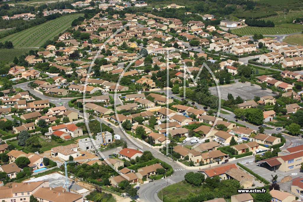 Photo arienne de Bourg les Valence