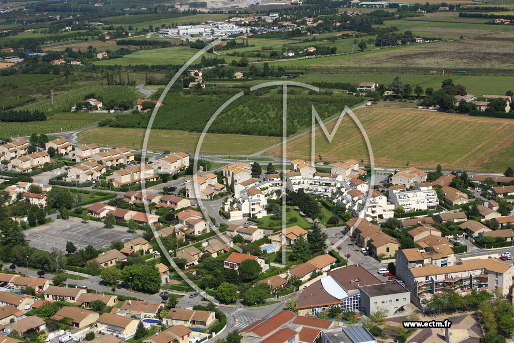 Photo arienne de Bourg les Valence