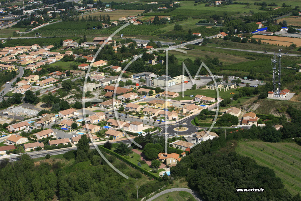 Photo arienne de Bourg les Valence