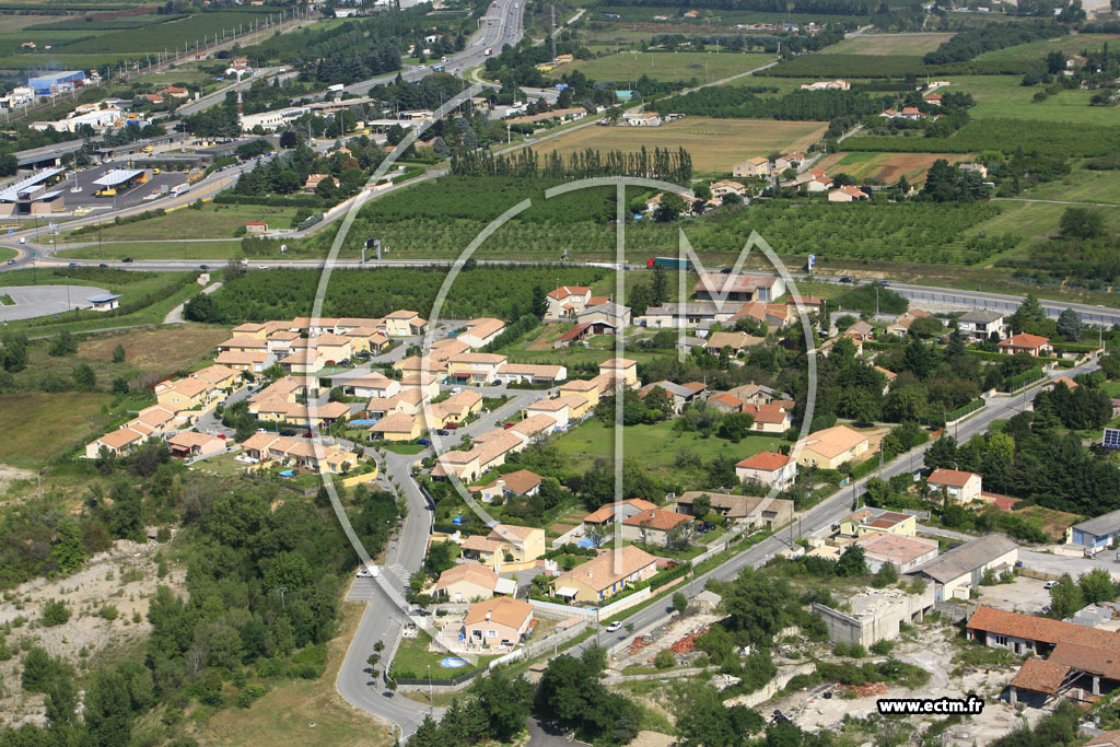 Photo arienne de Bourg les Valence