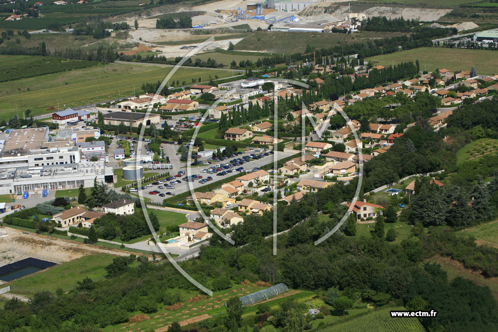 Photo arienne de Bourg les Valence