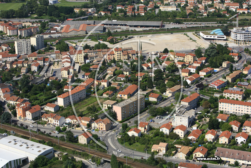 Photo arienne de Bourg les Valence