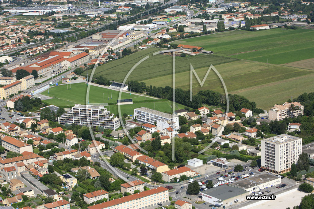 Photo arienne de Bourg les Valence