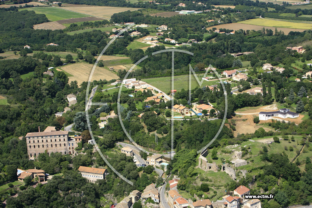 Photo arienne de Charmes sur Rhne