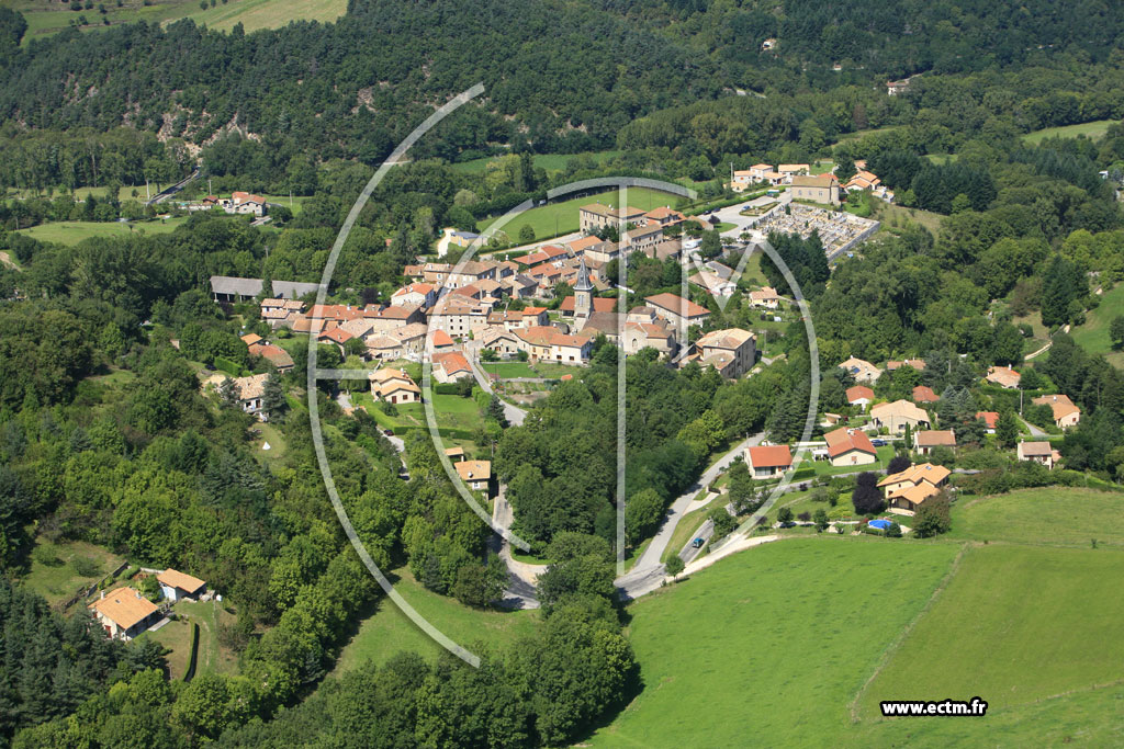 Photo arienne de Gilhoc sur Ormeze