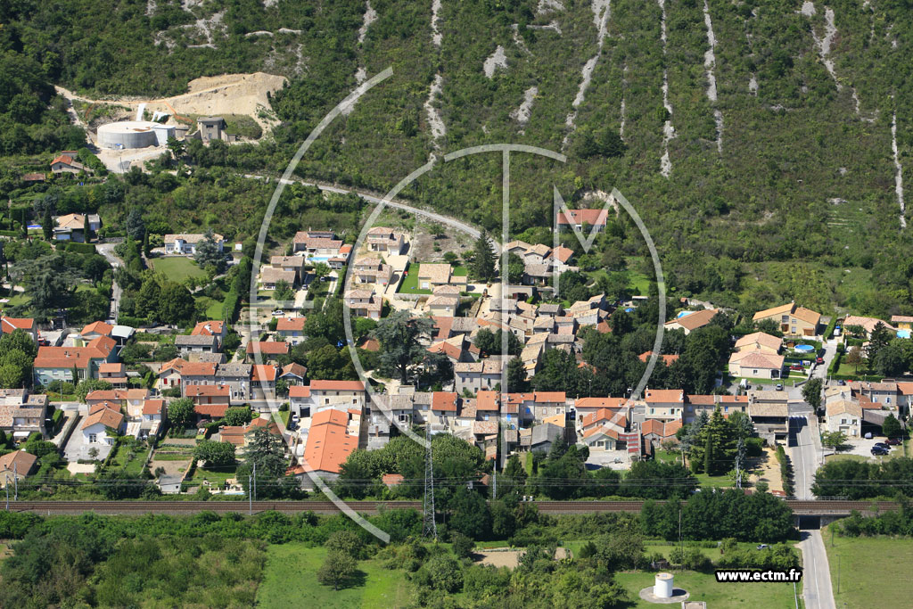 Photo arienne de Guilherand Granges (Saint Flour)