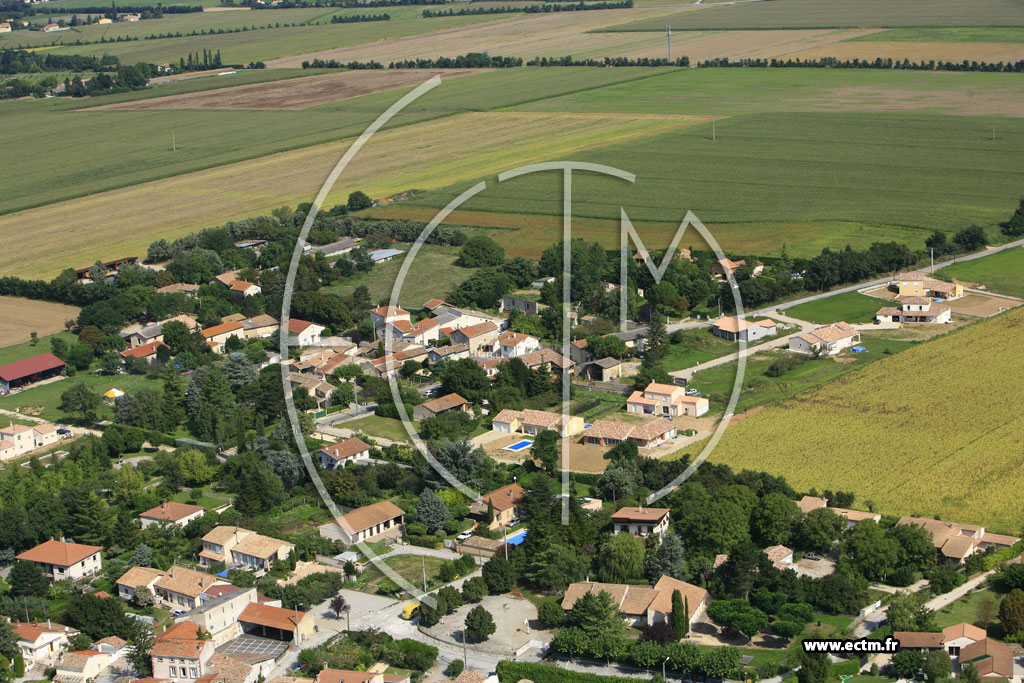 Photo arienne de Montelier (le Puits de Lignet)