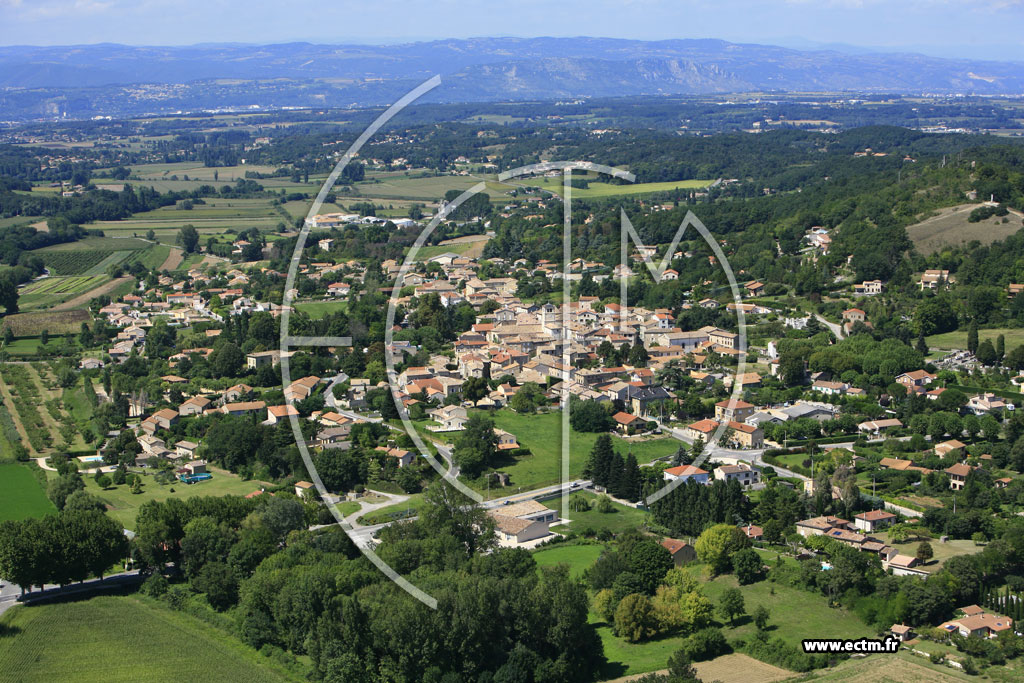 Photo arienne de Montmeyran