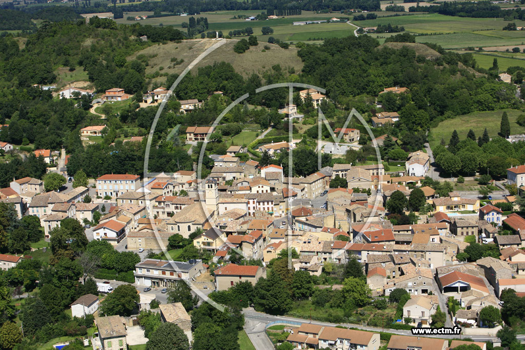Photo arienne de Montmeyran