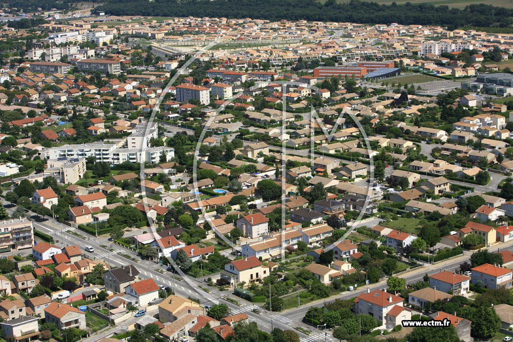 Photo arienne de Portes les Valence