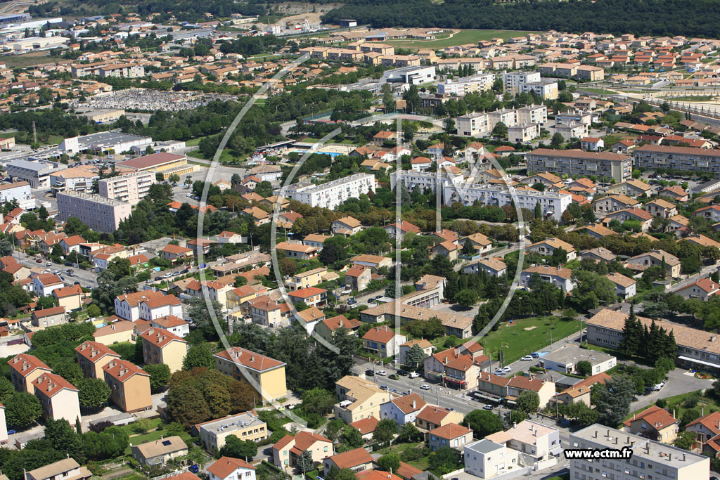 Photo arienne de Portes les Valence