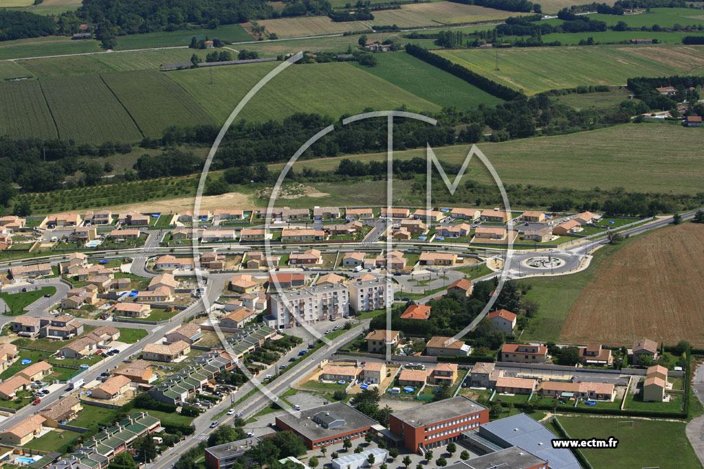 Photo arienne de Portes les Valence
