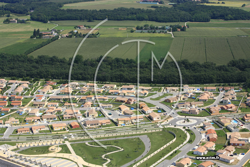 Photo arienne de Portes les Valence