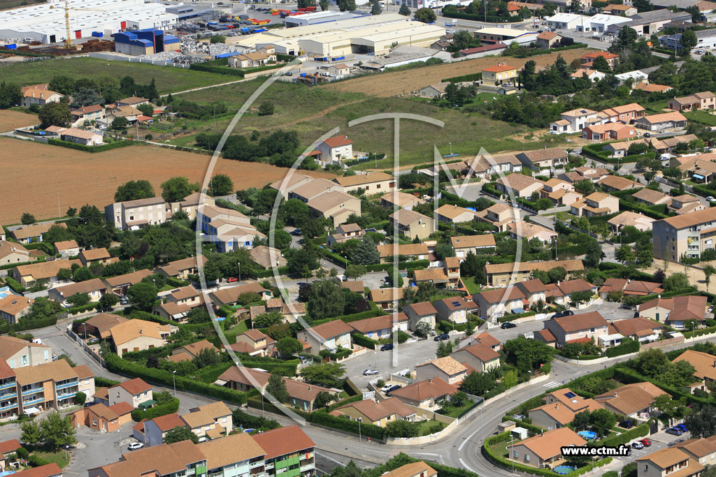 Photo arienne de Portes les Valence