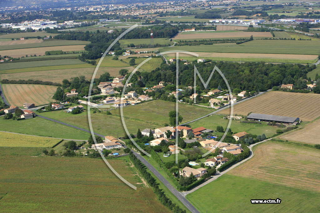 Photo arienne de Saint Marcel les Valence (Thodure)