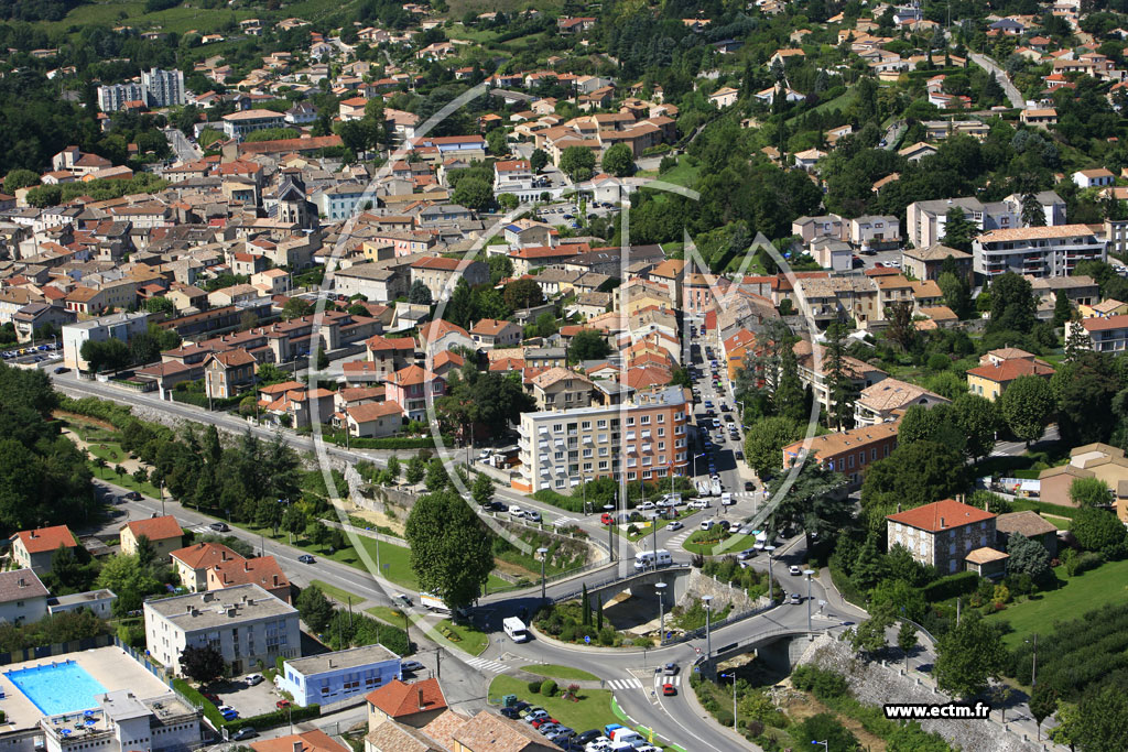 Photo arienne de Saint Peray