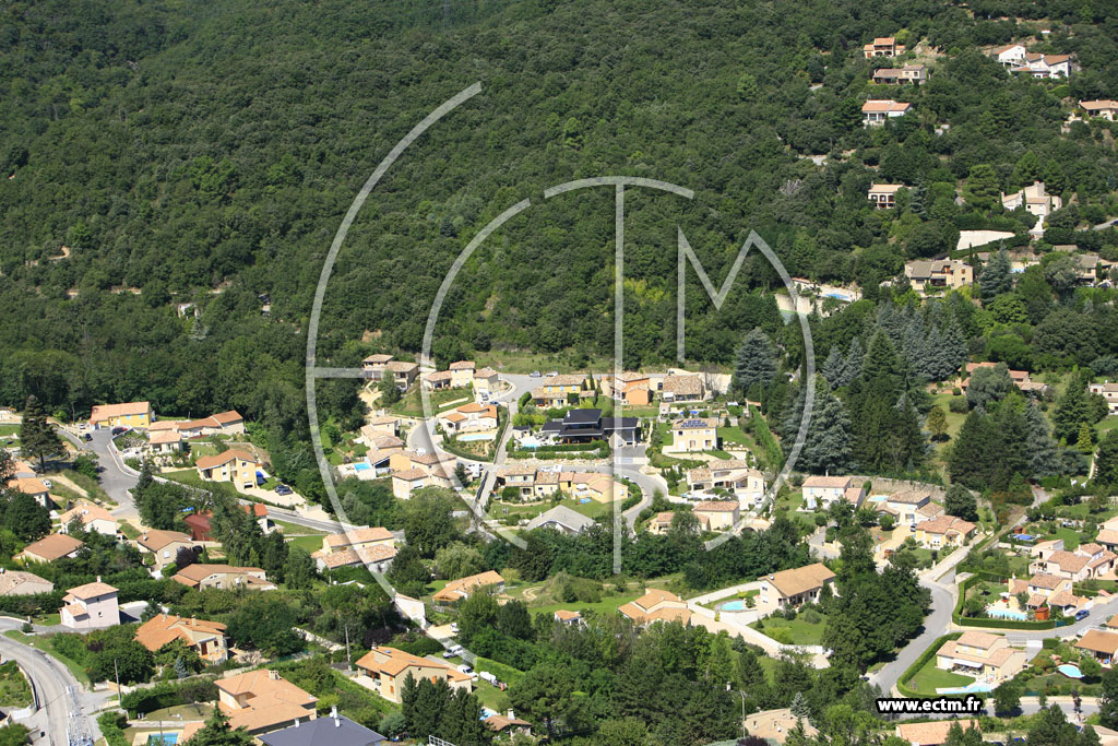 Photo arienne de Saint Peray