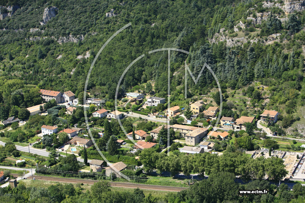 Photo arienne de Soyons