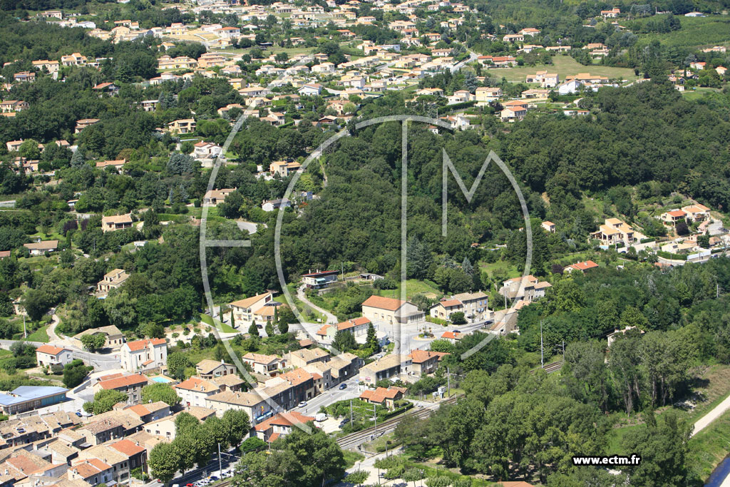Photo arienne de Soyons