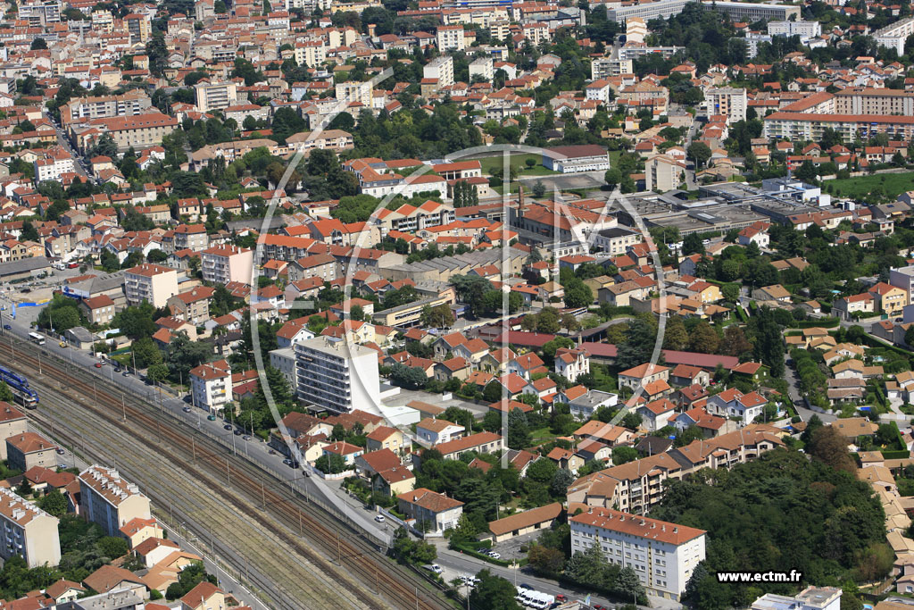 Photo arienne de Valence