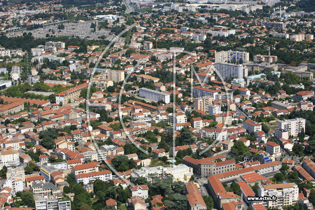Photo arienne de Valence
