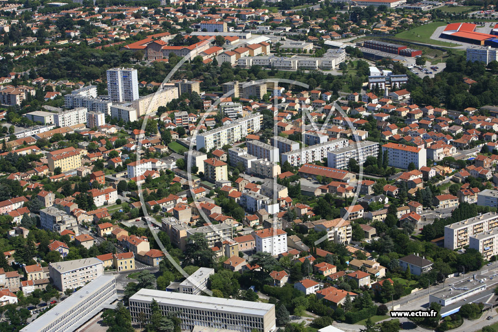 Photo arienne de Valence