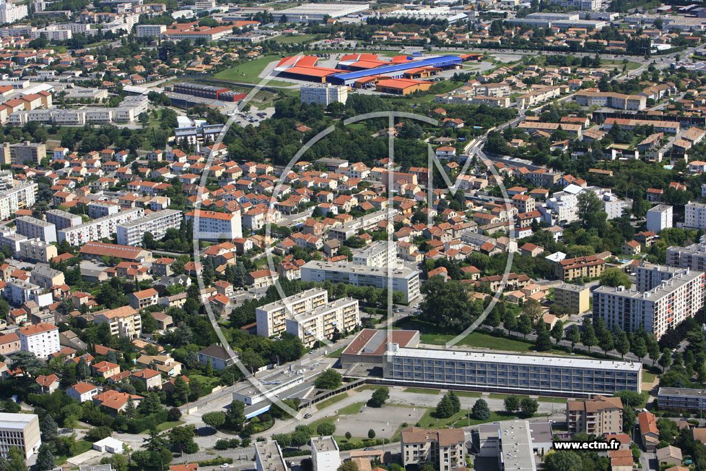 Photo arienne de Valence