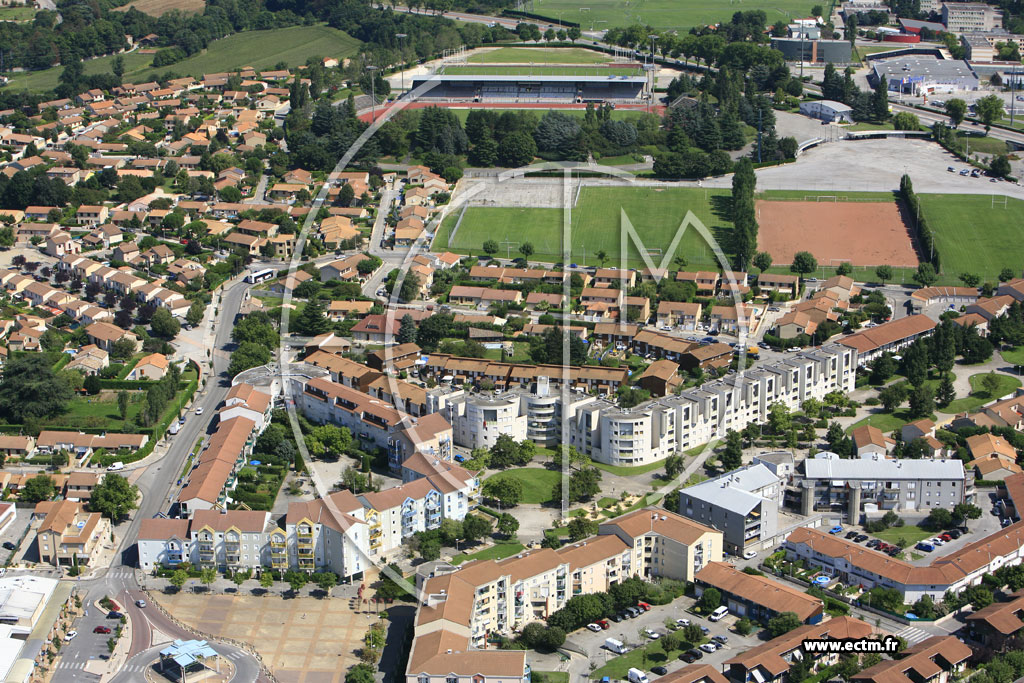 Photo arienne de Valence