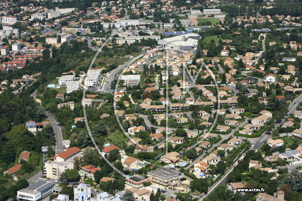 Photo arienne de Valence