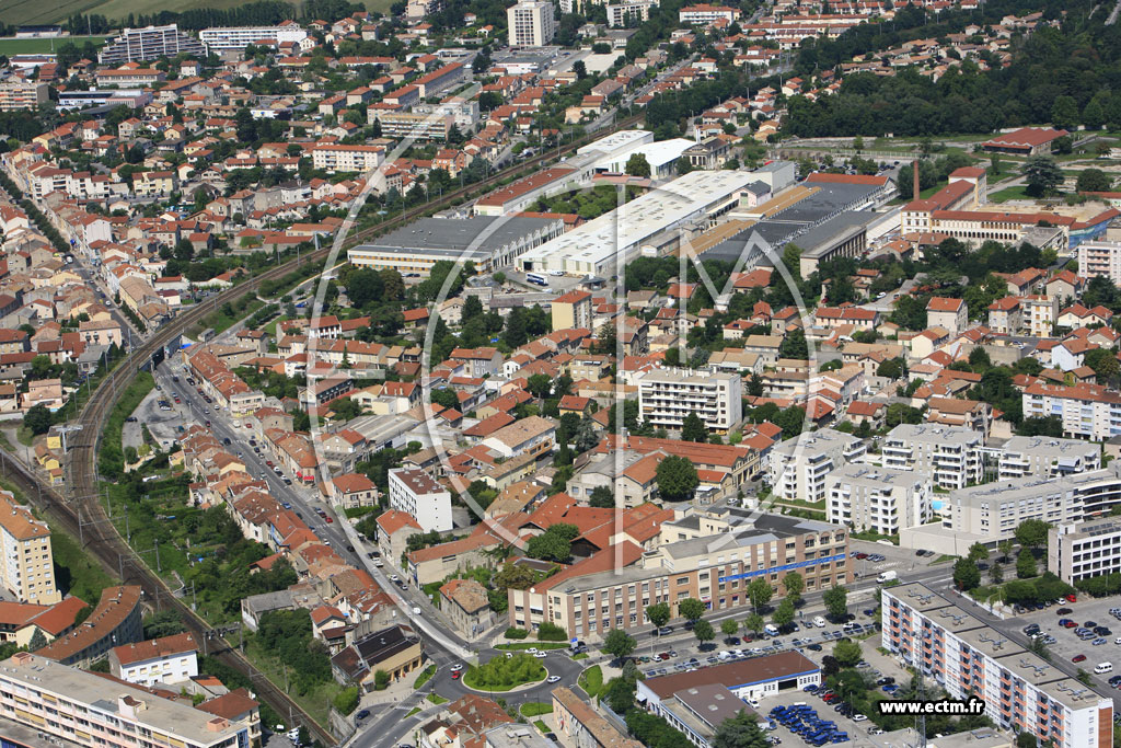 Photo arienne de Valence
