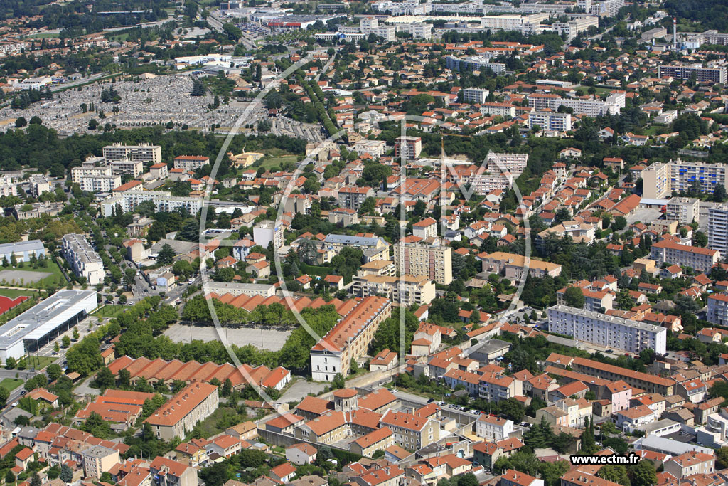 Photo arienne de Valence