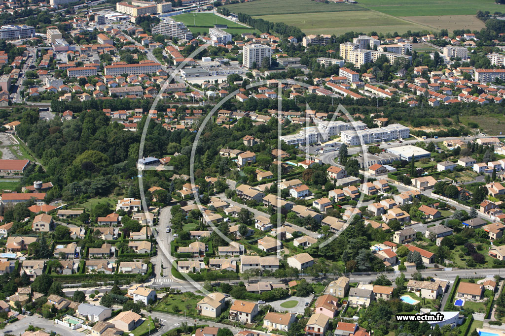 Photo arienne de Valence