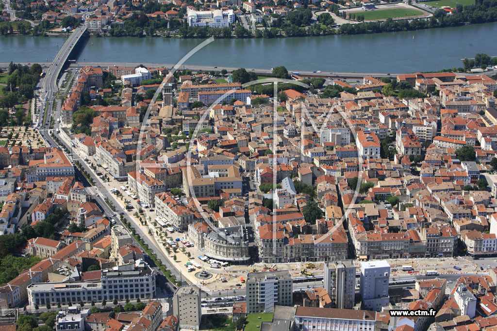 Photo arienne de Valence