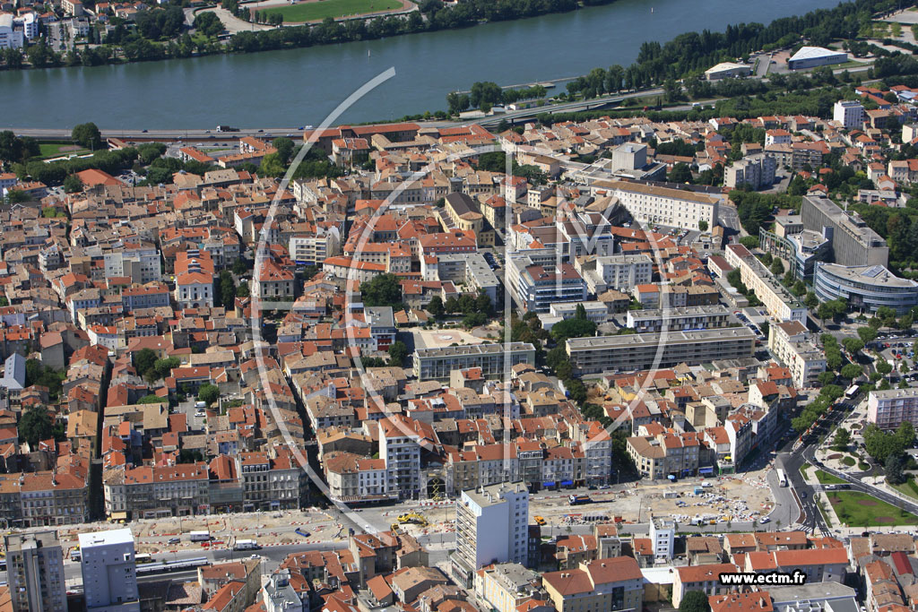 Photo arienne de Valence