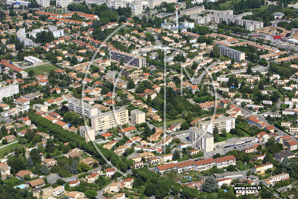 Photo arienne de Valence