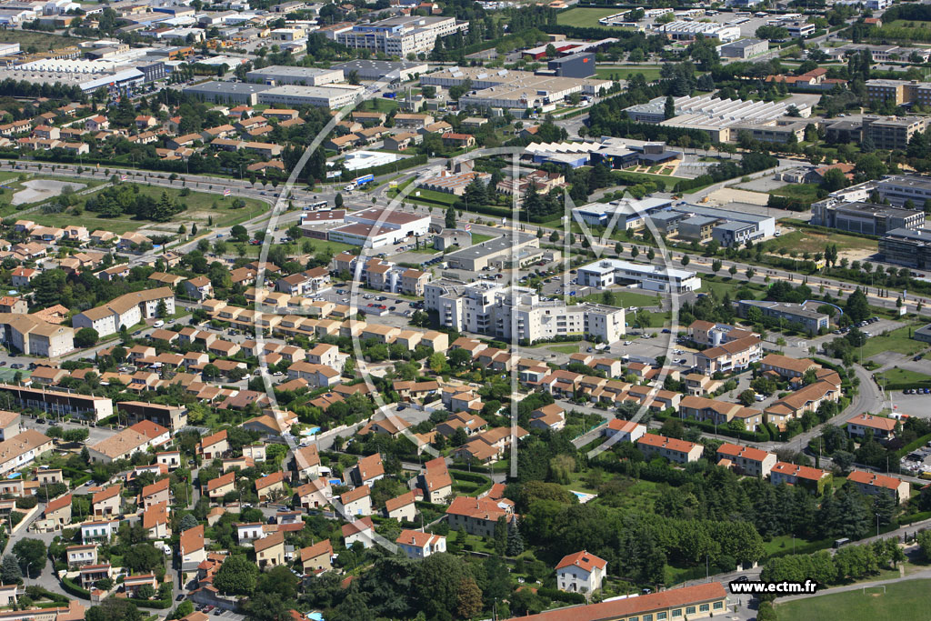 Photo arienne de Valence