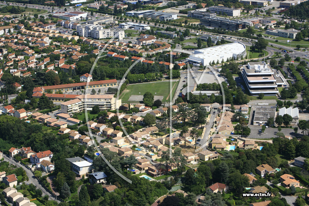 Photo arienne de Valence