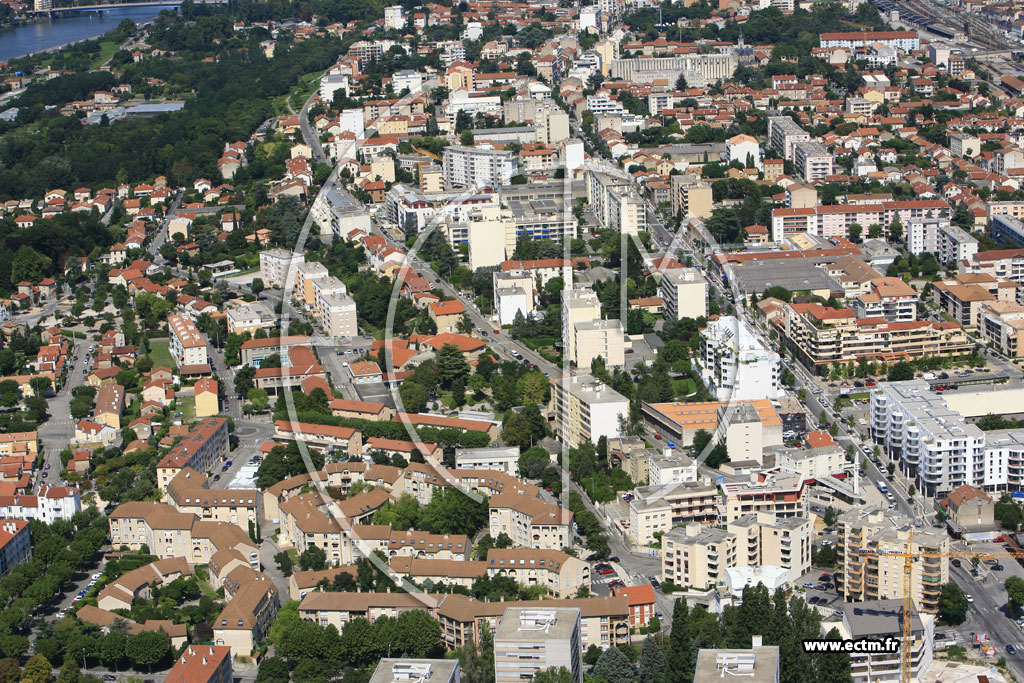 Photo arienne de Valence