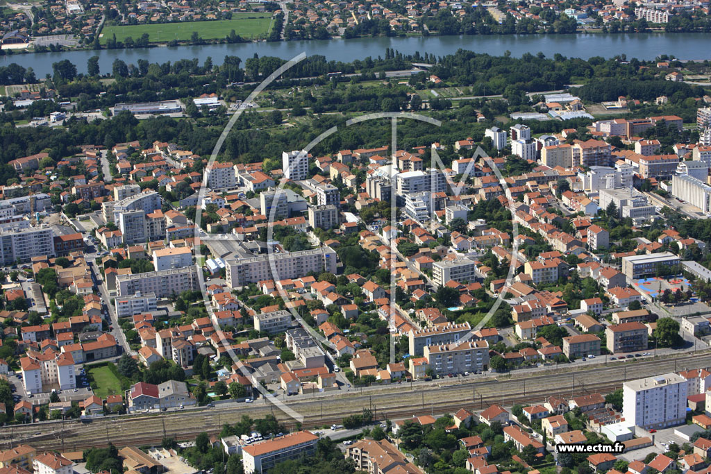 Photo arienne de Valence