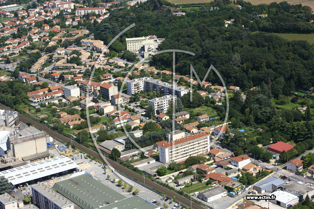 Photo arienne de Valence