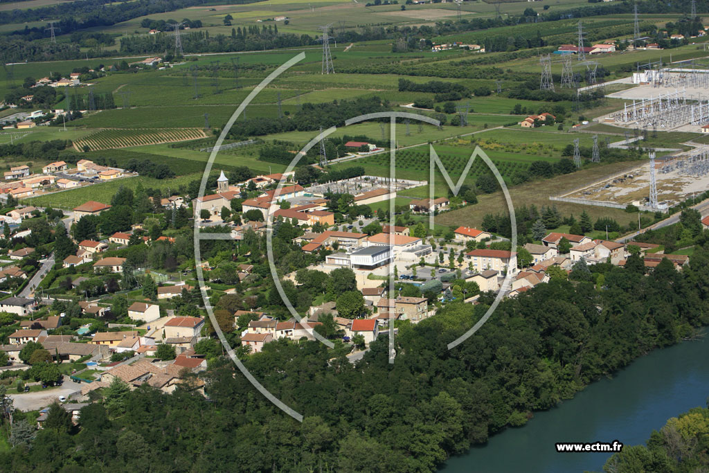 Photo arienne de Beaumont Monteux