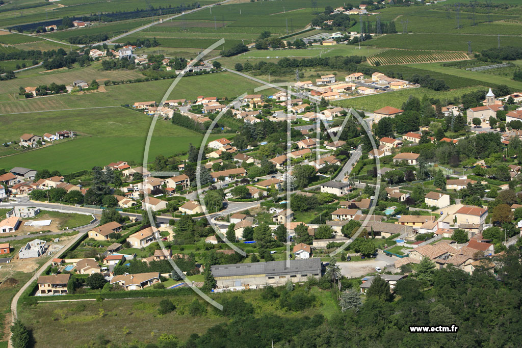 Photo arienne de Beaumont Monteux
