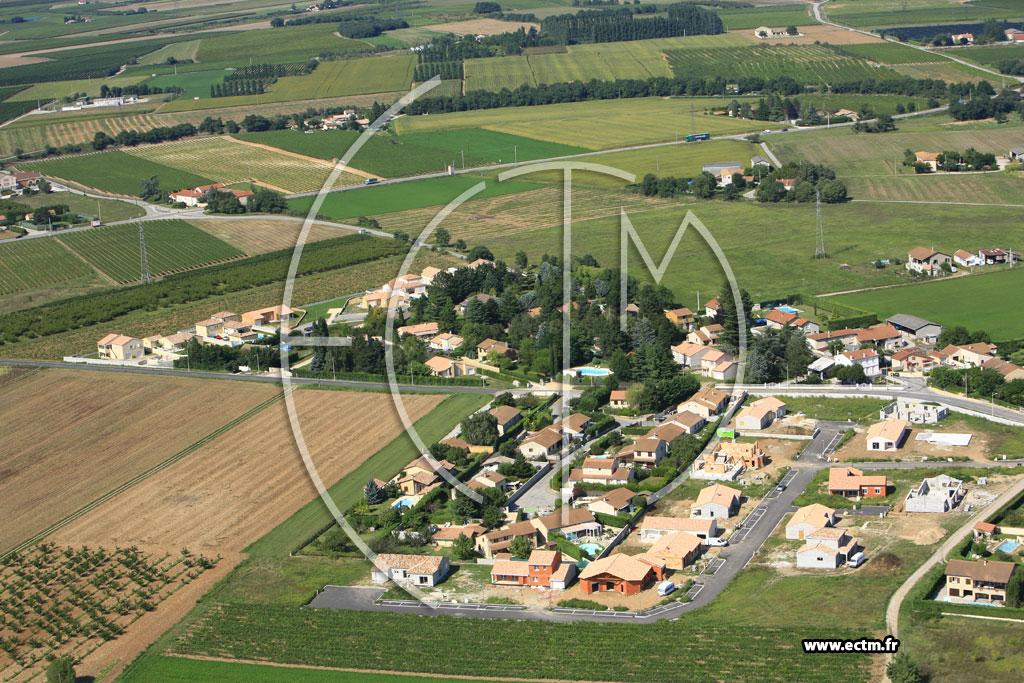 Photo arienne de Beaumont Monteux