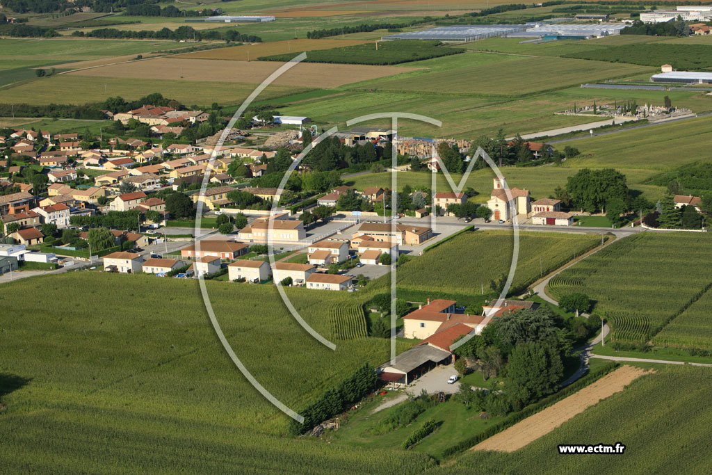 Photo arienne de Granges les Beaumont