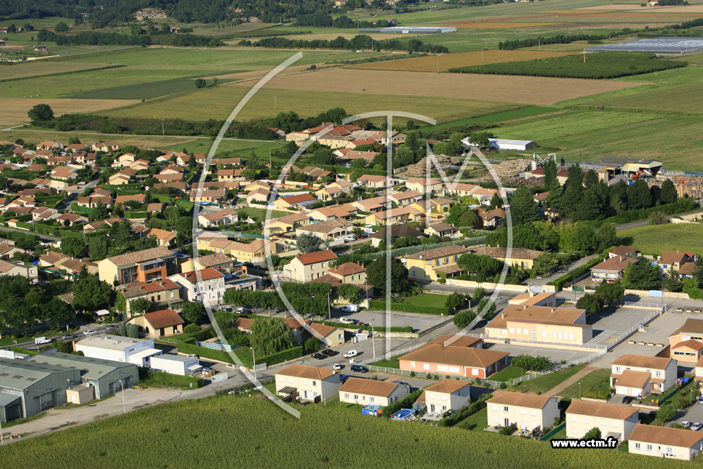 Photo arienne de Granges les Beaumont
