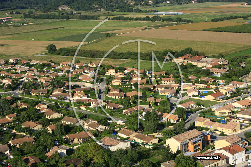 Photo arienne de Granges les Beaumont