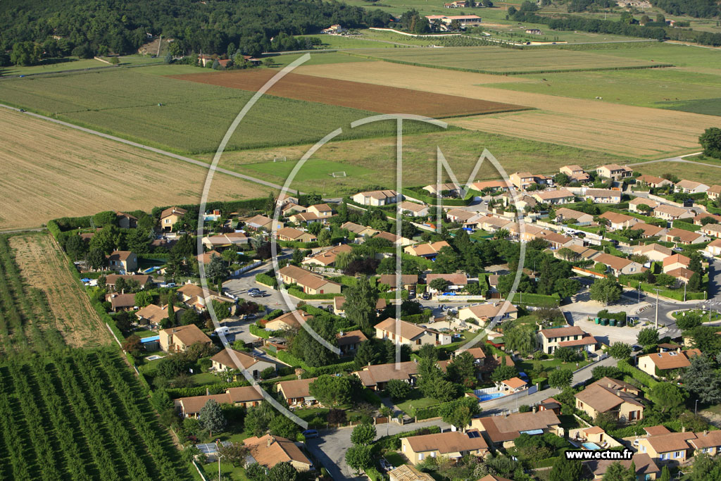 Photo arienne de Granges les Beaumont