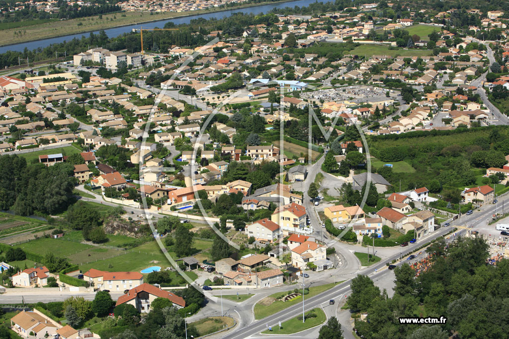 Photo arienne de Pont de l'Isere